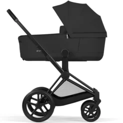 Cybex Pack Poussette Priam Confort Matt Black + Nacelle Pliable - Sepia Black