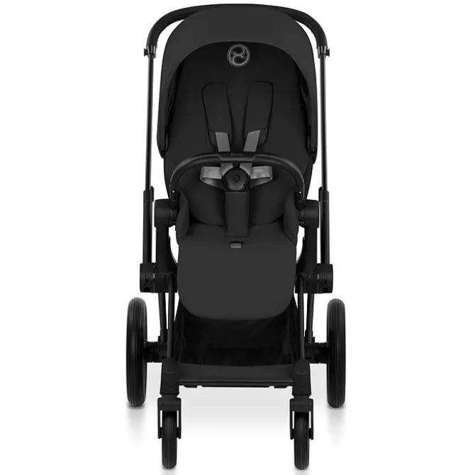 Cybex Pack Poussette Priam Confort Matt Black + Nacelle Pliable - Sepia Black