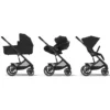 Cybex Poussette Citadine Balios S Lux Cadre Noir - Moon Black
