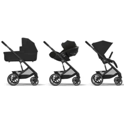 Cybex Poussette Citadine Balios S Lux Cadre Noir - Moon Black