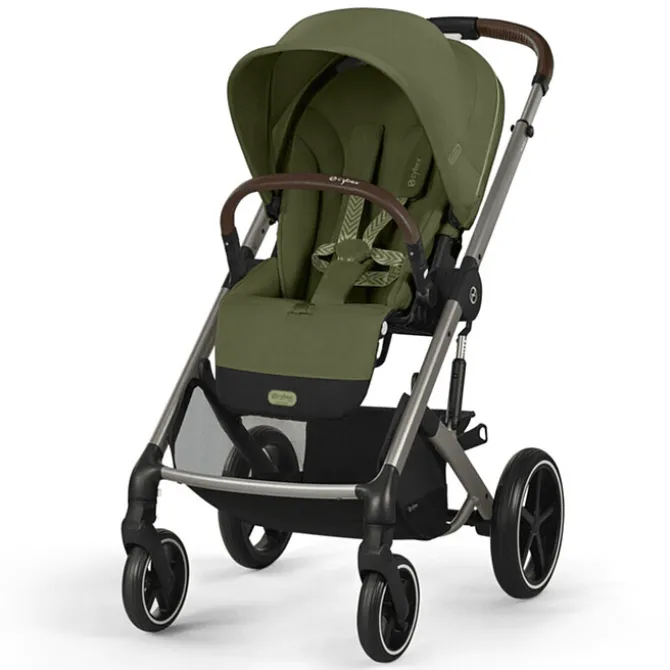 Cybex Poussette Citadine Balios S Lux Cadre Taupe - Moss Green