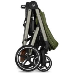 Cybex Poussette Citadine Balios S Lux Cadre Taupe - Moss Green