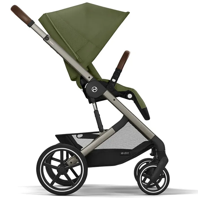 Cybex Poussette Citadine Balios S Lux Cadre Taupe - Moss Green