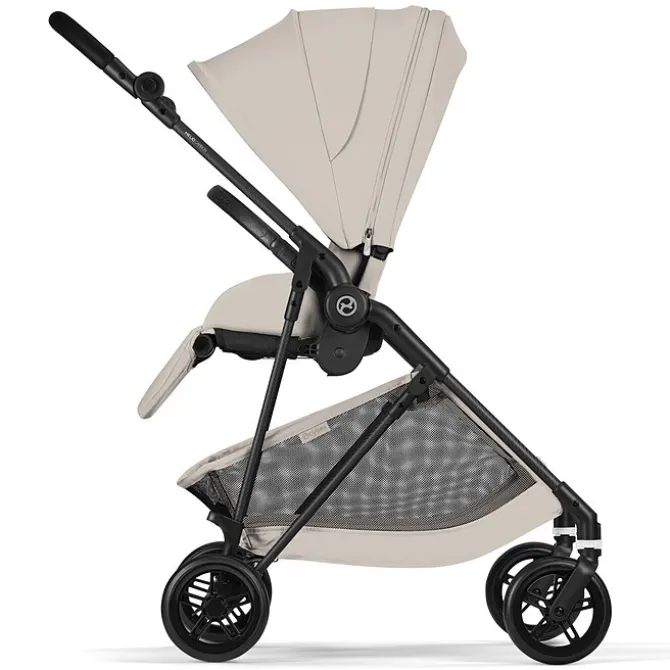Cybex Poussette Citadine Melio 2026 Châssis Carbon - Dune Grey