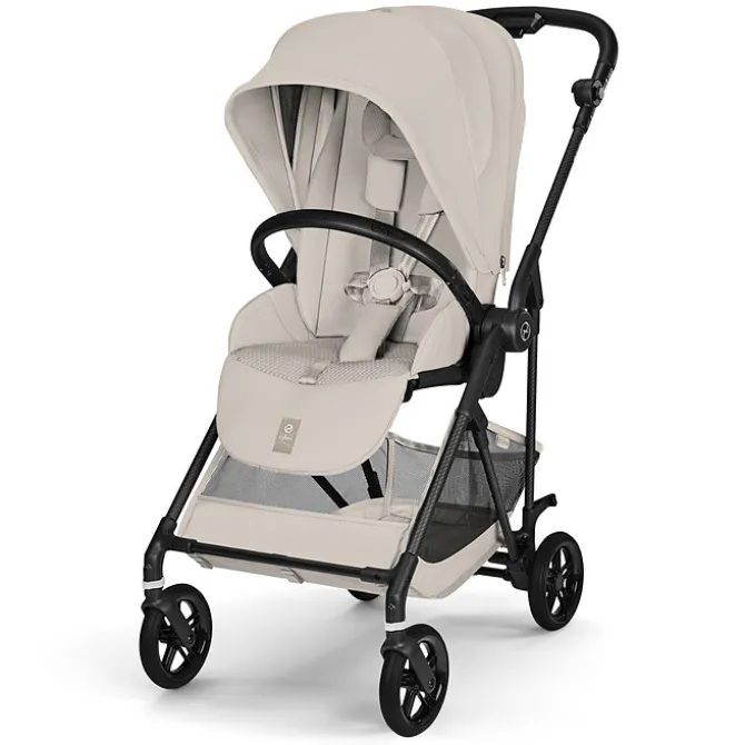 Cybex Poussette Citadine Melio 2026 Châssis Carbon - Dune Grey