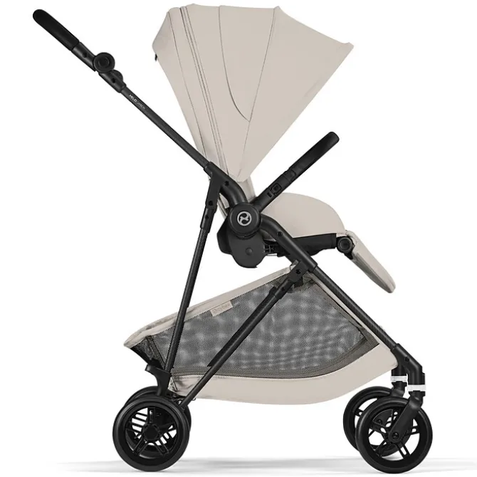 Cybex Poussette Citadine Melio 2026 Châssis Carbon - Dune Grey