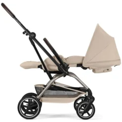 Cybex Poussette Compacte Eezy S Twist+2 2026 Châssis Taupe - Almond Beige