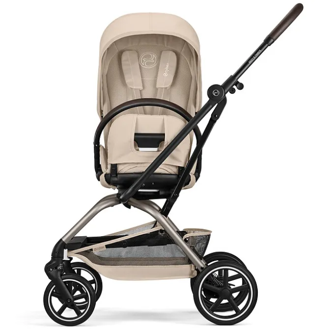 Cybex Poussette Compacte Eezy S Twist+2 2026 Châssis Taupe - Almond Beige
