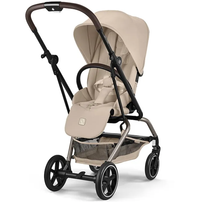 Cybex Poussette Compacte Eezy S Twist+2 2026 Châssis Taupe - Almond Beige