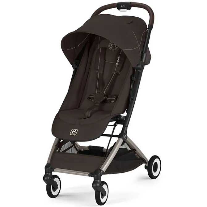 Cybex Poussette de Voyage Ultra-compacte Orfeo 2026 Châssis Taupe - Chocolate Brown