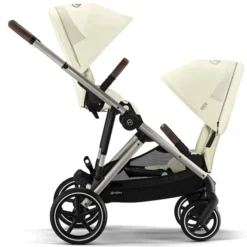 Cybex Poussette Double Gazelle S Châssis Taupe - Seashell Beige