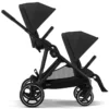 Cybex Poussette Double Gazelle S Châssis Black - Moon Black