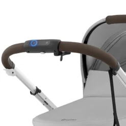 Cybex Poussette Evolutive e-Gazelle S Châssis Silver - Stone Grey
