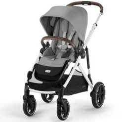 Cybex Poussette Evolutive Gazelle S Châssis Silver - Stone Grey