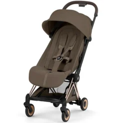 Cybex Poussette Ultra-compacte Coyä Style Châssis Rosegold - Coconut Brown