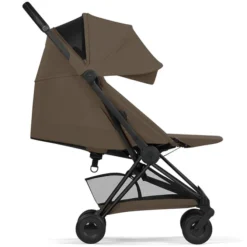 Cybex Poussette Ultra-compacte Coyä Confort Châssis Matt Black - Coconut Brown