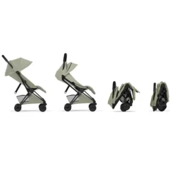 Cybex Poussette Ultra-compacte Coyä Style Châssis Matt Black - Sage Green