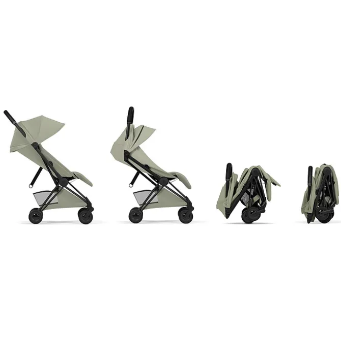 Cybex Poussette Ultra-compacte Coyä Style Châssis Matt Black - Sage Green