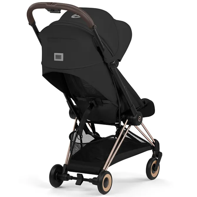Cybex Poussette Ultra-compacte Coyä Confort Châssis Rosegold - Sepia Black