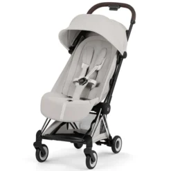 Cybex Poussette Ultra-compacte Coyä Style Châssis Chrome Brown - City Grey