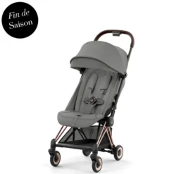 Cybex Poussette Ultra-compacte Coya Châssis Rosegold - Mirage Grey