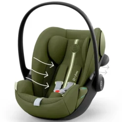 Cybex Siège Auto Cloud G3 Plus -Size Groupe 0+ - Moss Green