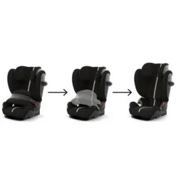Cybex Siège Auto Pallas G3 Plus i-Size Groupe 1/2/3 - Moon Black