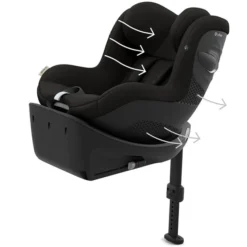 Cybex Siège Auto Sirona Gi i-Size Groupe 0+/1 - Magic Black