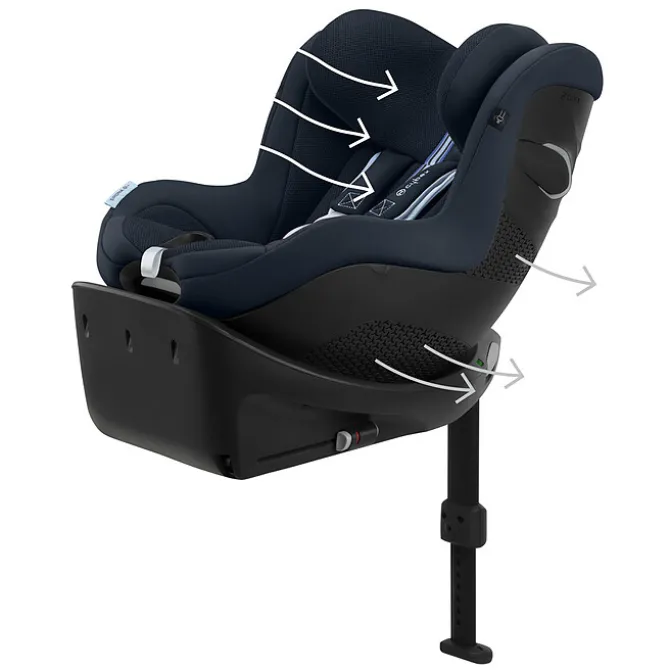 Cybex Siège Auto Sirona Gi Plus i-Size Groupe 0+/1 - Ocean Blue