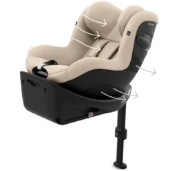 Cybex Siège Auto Sirona G3 i-Size Groupe 0+/1 - Almond Beige