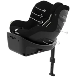 Cybex Siège Auto Sirona G Plus i-Size Groupe 0+/1 - Moon Black