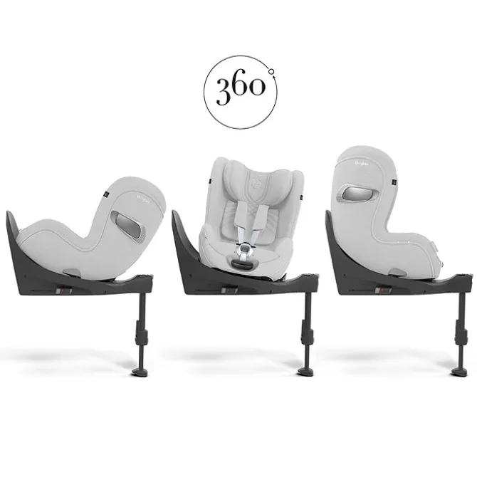 Cybex Siège Auto Sirona T Plus i-Size Groupe 0+/1 - Platinum White