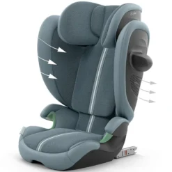 Cybex Siège Auto Solution G2 Plus Groupe 2/3 - Stormy Blue