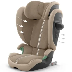 Cybex Siège Auto Solution G2 Plus Groupe 2/3 - Almond Beige