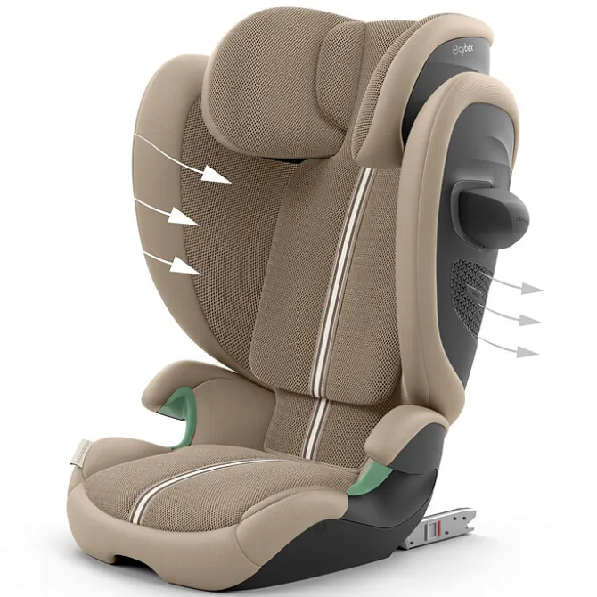 Cybex Siège Auto Solution G2 Plus Groupe 2/3 - Almond Beige