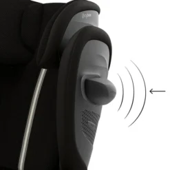 Cybex Siège Auto Solution G2 Plus Groupe 2/3 - Moon Black
