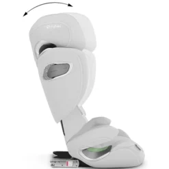 Cybex Siège Auto Solution T i-Fix Plus i-Size Groupe 2/3 - Light Grey