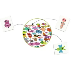 Djeco Jeu Cherche et Trouve Crazy Obs - Tiny Beasts