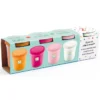 Djeco Lot de 4 Pots de Pâte à Modeler - Sweet