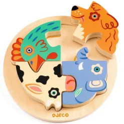 Djeco Puzzle Relief - Rondo Dog