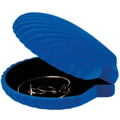 DOIY Boîte à Bijoux Coquillage Venus - Bleu