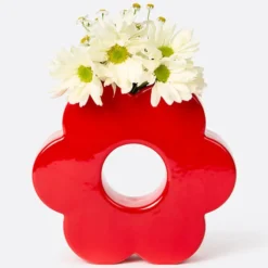DOIY Vase Fleur Rouge