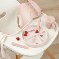 Done by Deer Assiette Plateau Stick & Stay - Playground Rose