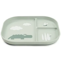 Done by Deer Assiette Plateau Foodie - Happy Clouds Vert