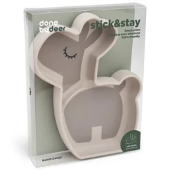 Done by Deer Assiette Silicone Stick & Stay Lalee - Sable