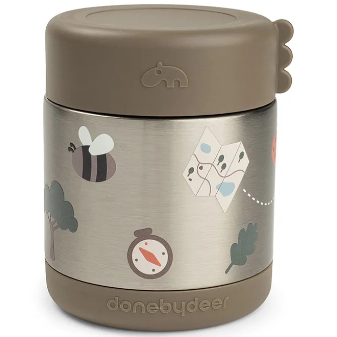 Done by Deer Boîte Repas Isotherme Tiny Trails Sable - 300 ml