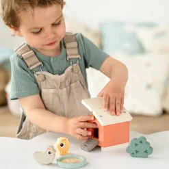 Done by Deer Coffret de Jeux Tiny Farm - Clucky Multicolore