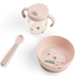 Done by Deer Coffret Diversification 3 Pièces Foodie - Tiny Farm Rose