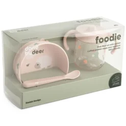 Done by Deer Coffret Diversification 3 Pièces Foodie - Tiny Farm Rose