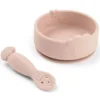 Done by Deer Coffret Repas 2 Pièces Stick & Stay - Sheepy Rose